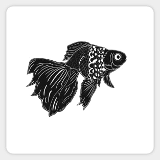 Not gold goldfish. Sticker